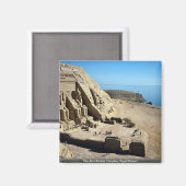 De Abu Simbel Temples, Egyptische woestijn Magneet (Voorkant / Achterkant)