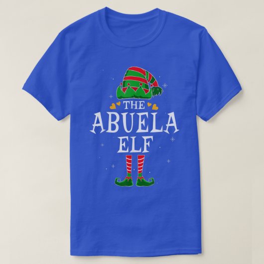 De Abuela Elf Group komt overeen met de kerstman v T-shirt (Design voorkant)