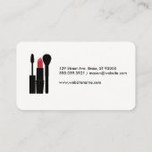 De Accessoires Kiss / Makeup Visitekaartje (Achterkant)