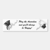 De accordeon Bumpersticker afspelen (Voorkant)