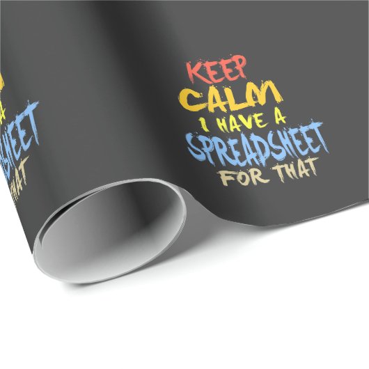 De accountant heeft een spreadsheet voor dat cadeaupapier (Rol Hoek)