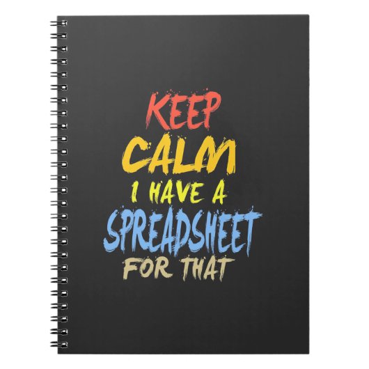 De accountant heeft een spreadsheet voor dat notitieboek (Voorkant)