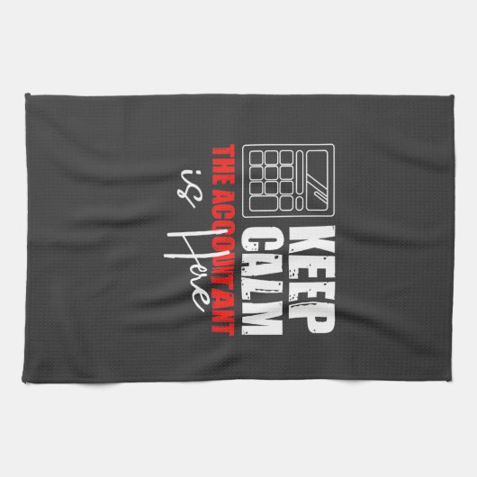 De accountant is hier theedoek (Horizontaal)