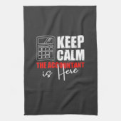 De accountant is hier theedoek (Verticaal)