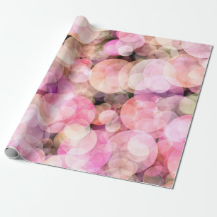 De achtergrond van bleke gele bellen. cadeaupapier