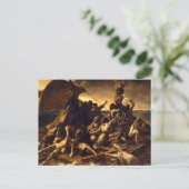 De achtergrond van de medaille briefkaart (Staand voorkant)