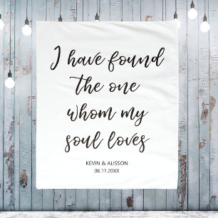 De achtergrond van het citaat van het huwelijk ik wandkleed