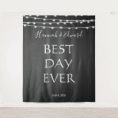 De achtergrond van het huwelijk, fotosteun, douane wandkleed (Voorkant)