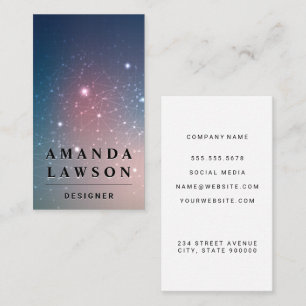 De Achtergrond van het Netwerk van Tech Visitekaartje