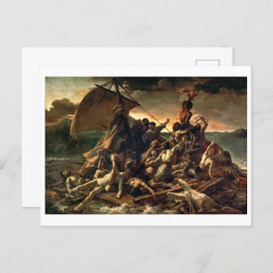 De achtergrond van Medusa Théodore Géricault Briefkaart