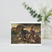 De achtergrond van Medusa | Théodore Géricault | Briefkaart (Staand voorkant)