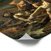 De achtergrond van Medusa | Théodore Géricault | Poster (Hoek)