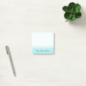 De achtergrond van Turquoise + de grijze Manuscrip Post-it® Notes (Kantoor)
