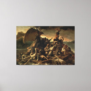 De achtergronden van de medaille (J.L.T.GÉRICAULT) Canvas Afdruk