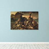 De achtergronden van de medaille-Théodore Géricaul Canvas Afdruk (Insitu (Houten vloer))