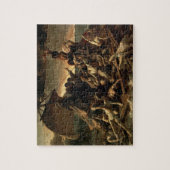 De achtergronden van de medaille-Théodore Géricaul Legpuzzel (Verticaal)