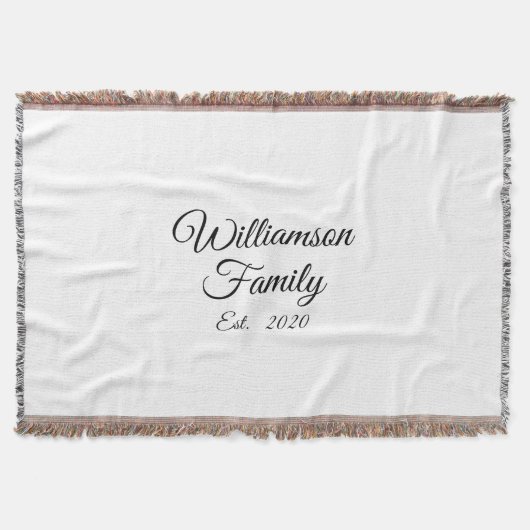 De achternaam, het jaar, het nummer van de koppeli deken (Voorkant)