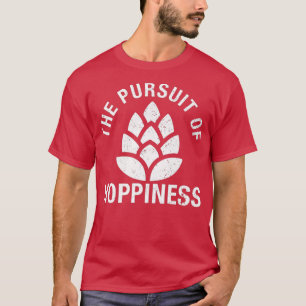 De achtervolging van hoppiness ambachtelijke bierb t-shirt
