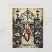 De achtervolging van Roseveil Manor - Gotisch Notitiekaartje (Voorkant / Achterkant)