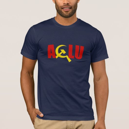 De ACLU is communist T-shirt (Voorkant)