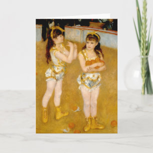 De Acrobaten van Renoir in Cirque Fernando (1879) Kaart