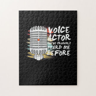 De Acteur van de stem vóór Legpuzzel