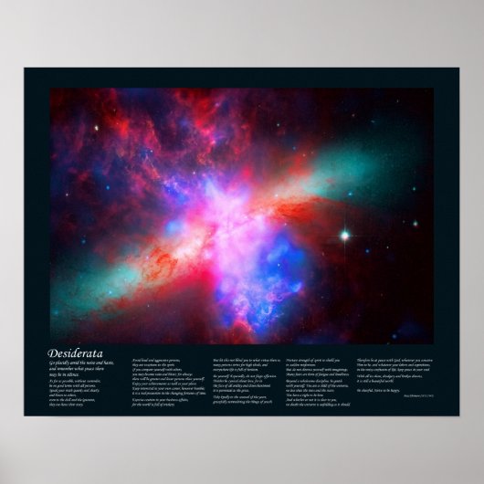 De actieve kigatas - Messier 82 Poster (Voorkant)