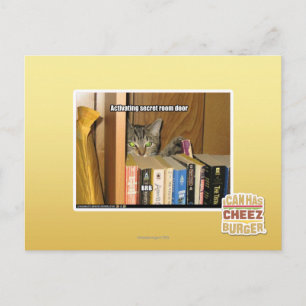 De activerende Geheime Deur van de Zaal Briefkaart