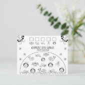 De Activiteit van de Wiskunde van het Kind van de Briefkaart (Staand voorkant)