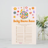 De activiteit van het Spel van het Baby shower van Briefpapier (Staand voorkant)