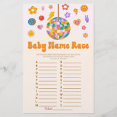 De activiteit van het Spel van het Baby shower van Briefpapier (Voorkant)