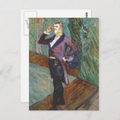 De Actor Henry Samary Briefkaart (Voorkant / Achterkant)