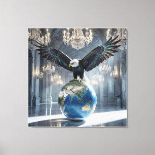 De Adelaar Is Geland VI Canvas Afdruk