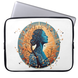 De adem – de essentie van het leven laptop sleeve