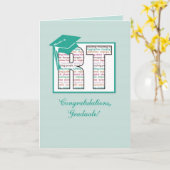 De ademhalings Gelukwensen van de Afstuderen van Kaart (Gele Bloem)