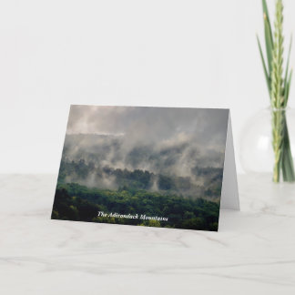 De Adirondack-bergen - Na de regen Bedankkaart