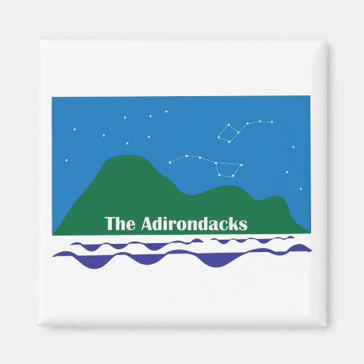 De Adirondack sterren Magneet (Voorkant)