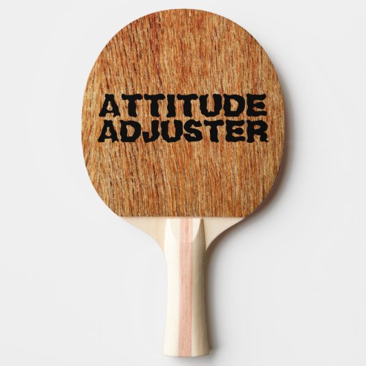 DE ADJUSTER VAN DE ATTITUDE PONG PADDLE TAFELTENNISBATJE (Voorkant)