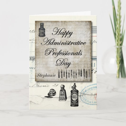 De administratieve Dag van Beroeps dankt u Douane Bedankkaart (Voorkant)