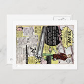 De Advertentie van de Detector van het uranium Briefkaart (Voorkant / Achterkant)