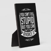 De advocaat kan het scheiden fotoplaat (Zijkant)