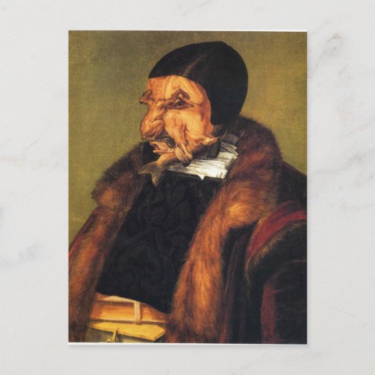 De advocaat van Giuseppe Arcimboldo Briefkaart (Voorkant)