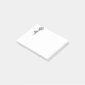 De afbeelding van de boomyoga. post-it® notes (Schuin)