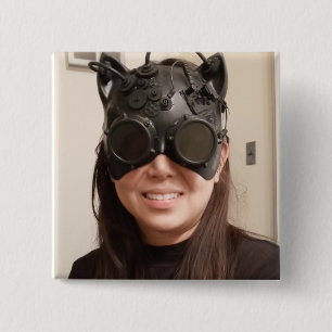 De Afbeeldingen van de vriend die kruis uw Foto's  Vierkante Button 5,1 Cm