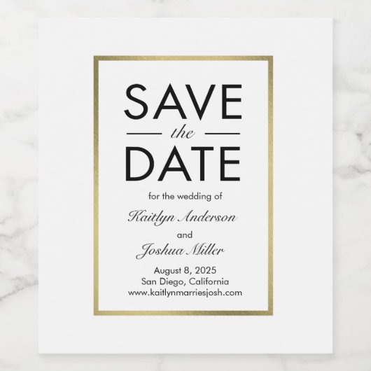 De afbeeldingsrand slaat de datum van het waslabel wijn etiket (Enkel label)