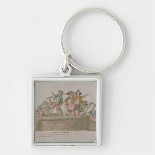 De afbraak van de Bastille, juli 1789 Sleutelhanger