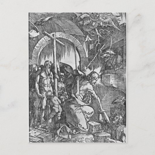 De afdaling van Christus in Limbo Briefkaart (Voorkant)