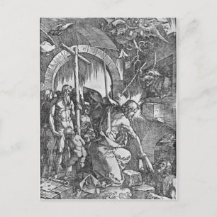 De afdaling van Christus in Limbo Briefkaart