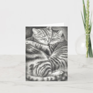 DE AFFECTIE VAN DE KAT VAN DE GESTREEPTE KAT KAART