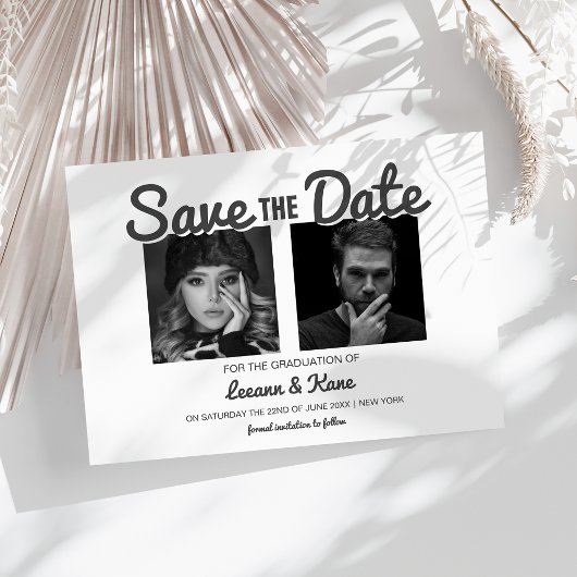 De afgestudeerden | Afstudeerplechtigheid Save The Date
